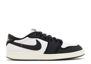 Air Jordan 1 Low Canvas Black White Mens 10